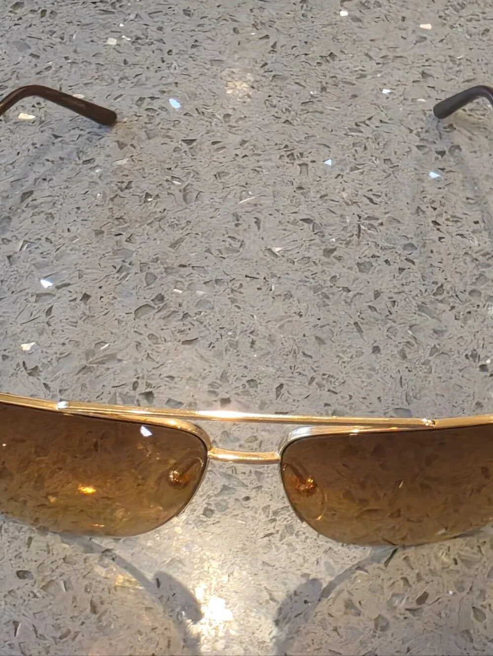 CartierPanthère De Cartier 60MM Aviator Unisex Sunglasses No Case Replace Pouch